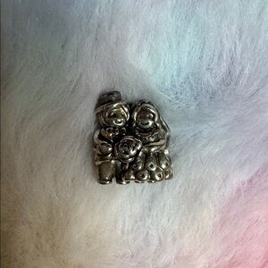 Pandora Charm Wedding Couple Retired